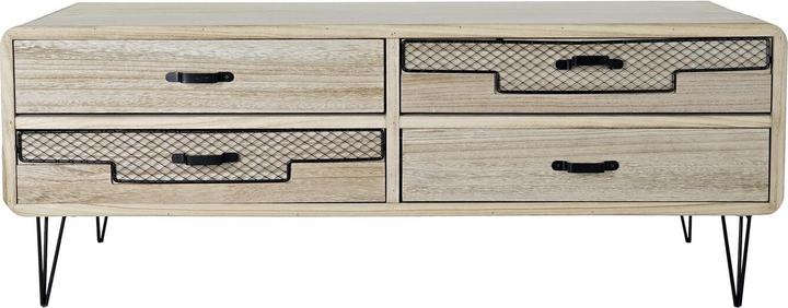 Produktbild DKD Home Decor TV furniture Metal Paolownia wood (115 x 61 x 43 cm)