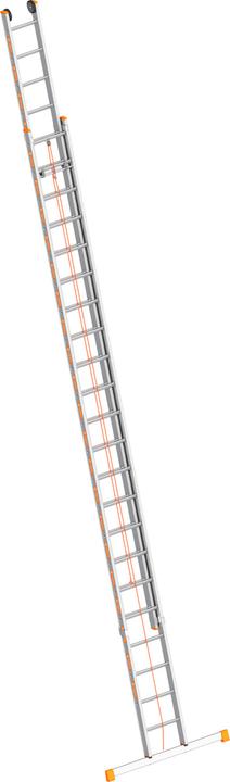 Actual product image kaiserkraft Aluminium rope-operated ladder (Single ladder, 1130 cm)