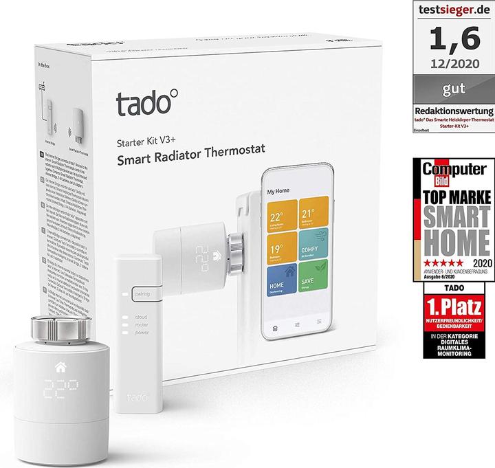 Image du produit tado° Thermostat de radiateur intelligent - kit de démarrage V3+