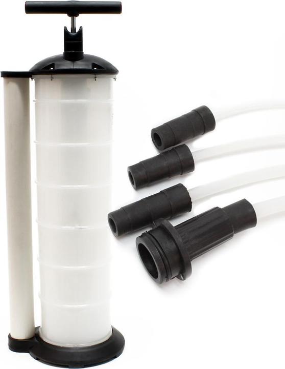 Produktbild Wiltec Ölabsaugpumpe manuell 7 L Absaugpumpe Handpumpe Ölwechsel Pumpe Schläuche