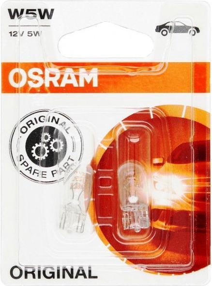 Image du produit Osram 4062172395885 Signal Leuchtmittel Standard W5W 5 W 12 V (W5W)