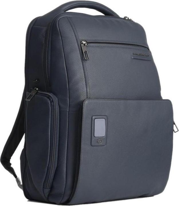 Image du produit Piquadro Akron, Cuir, Sac à dos en cuir, Noir, Compartiment pour ordinateur portable, Pour