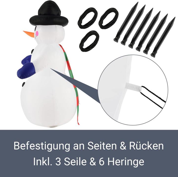 Produktbild Juskys Schneemann mit Gebläse und LEDs