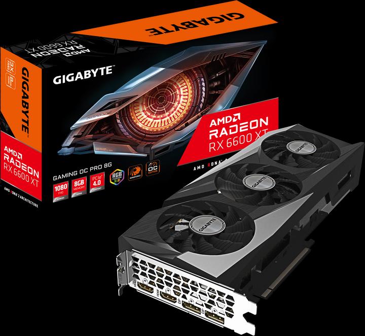 Produktbild Gigabyte Radeon RX 6600 XT GAMING OC PRO (8 GB)