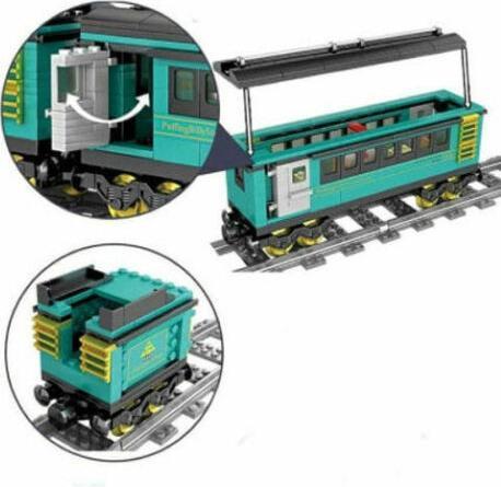 Image du produit Kazi Locomotive à vapeur avec wagons de marchandises
