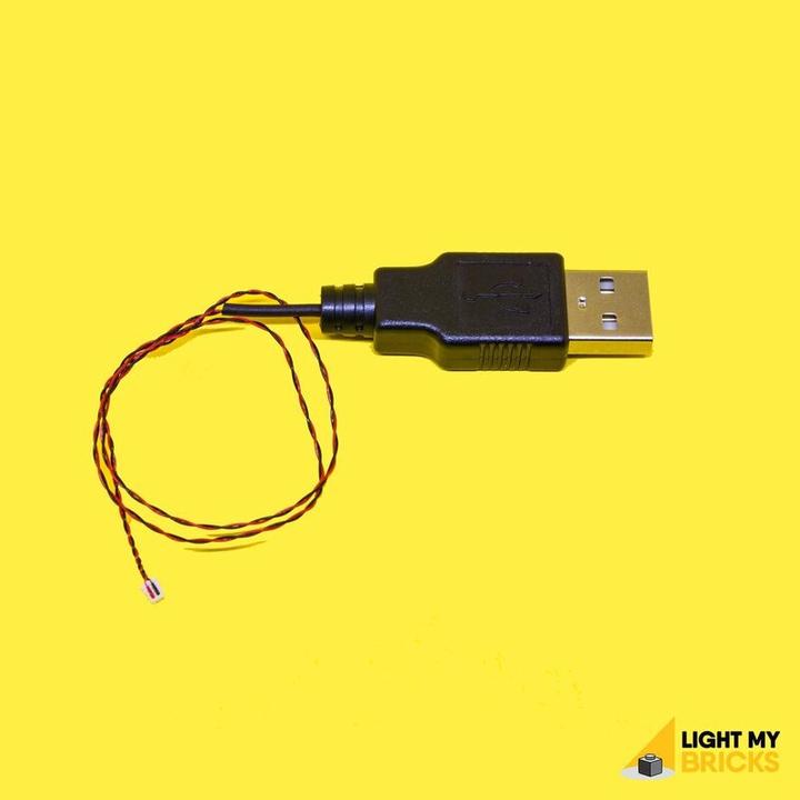 Actual product image Light my bricks USB plug with connection cable