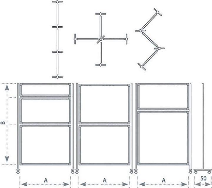 Image du produit Franken Tableau mural ECO Acier (120 x 60 cm)