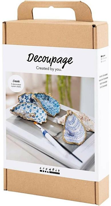 Produktbild Creativ Company Bastelset Decopatch Muscheln-Schalen