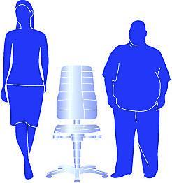 Actual product image Bimos Industrial swivel chair with ergonomic functions