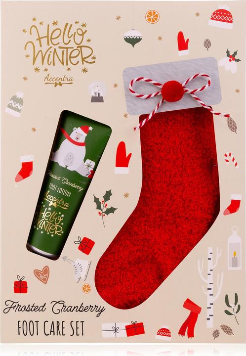 Accentra HELLO WINTER - Fusspflegeset (Fussbad, 60 ml)