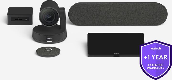 Image du produit Logitech 1Y extended warranty for medium room solution with Rally Bar and Tap - N/A - WW (12 mois, Support technique, Garantie postale)