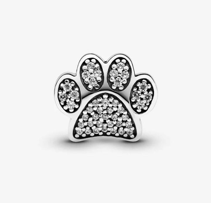 Image du produit Pandora Charm Empreinte de patte scintillante (Argent)