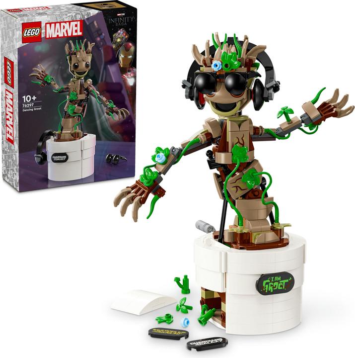 Actual product image LEGO Dancing Groot (76297, LEGO Marvel)