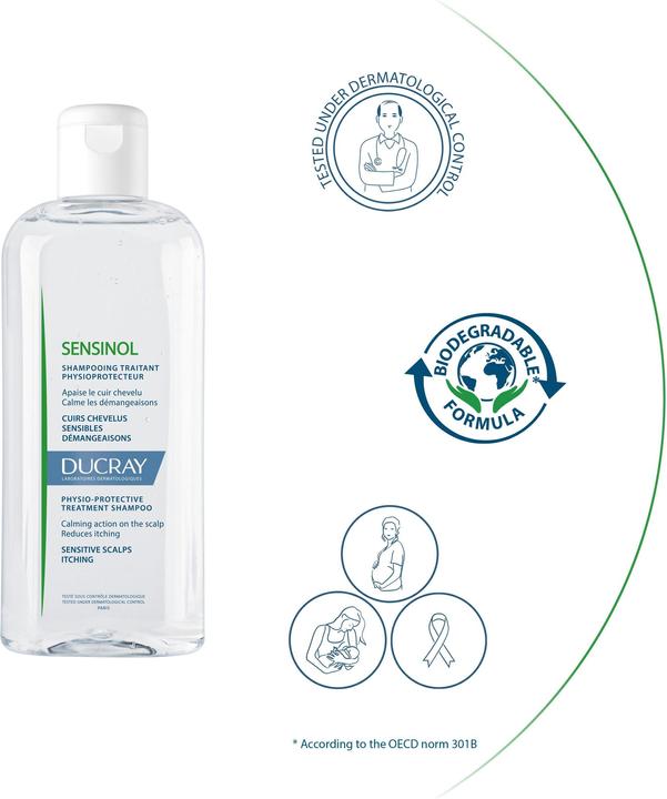 Produktbild Ducray Sensinol (200 ml, Flüssiges Shampoo)