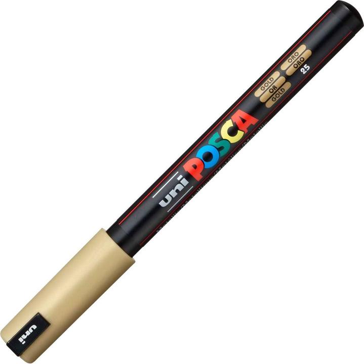 Produktbild Posca Extra Fine Marker PC-1MR Fineliner (Gold, 0.70 mm, 1 x)