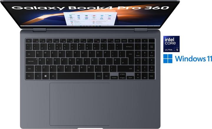 Actual product image Samsung Galaxy Book4 Pro 360 (16", Intel Core Ultra 5 125H, 16 GB, 512 GB, DE)