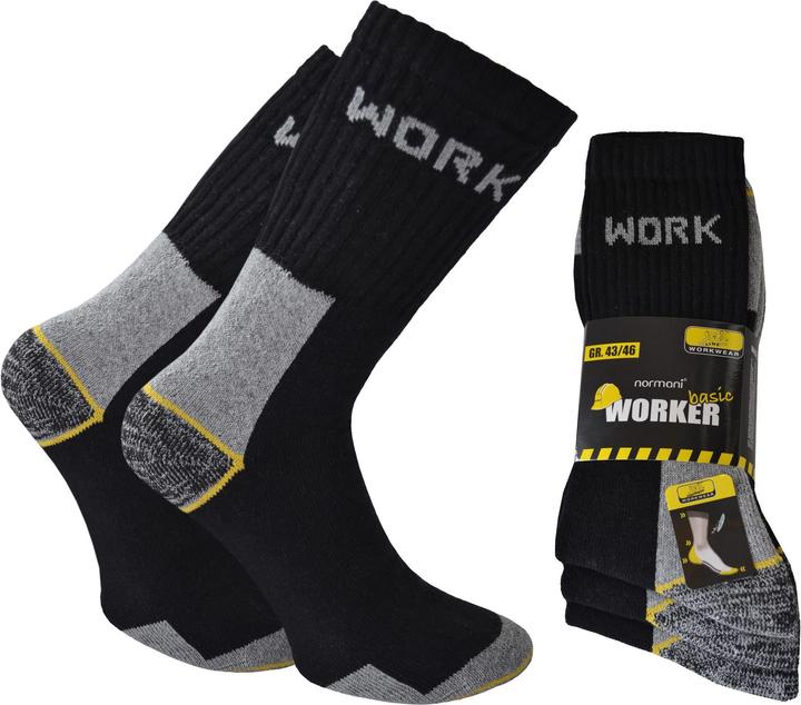 Image du produit Normani 6 paires de chaussettes de travail Standard Work Standard (paquet de 6, 39 - 42)