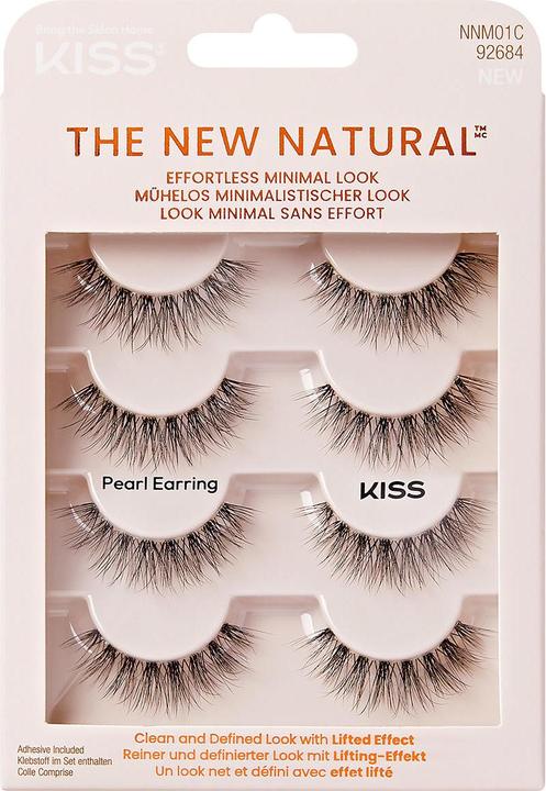 KISS Artificial eyelashes Multipack The New Natural Pearl Earring (Künstliche Wimpern)