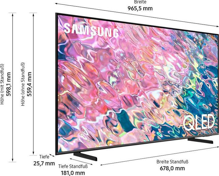 Produktbild Samsung QE43Q60B (43", Q60B, QLED, 4K, 2022)