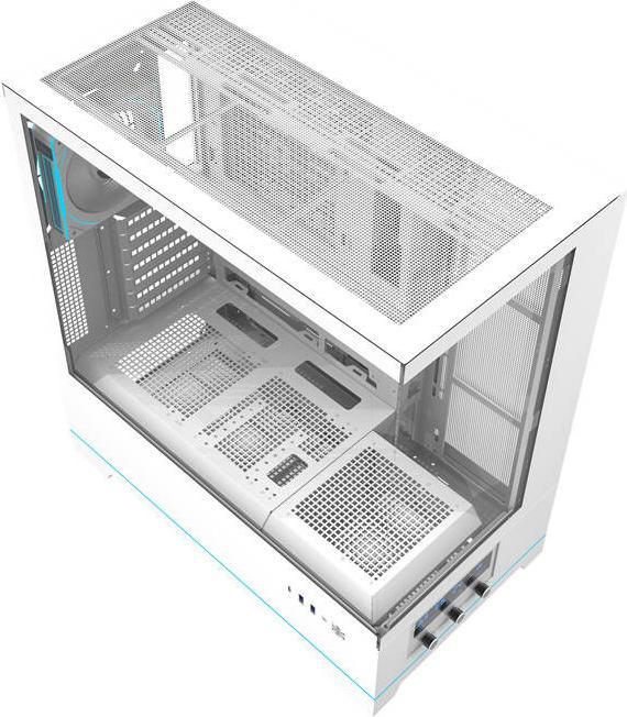 Produktbild Darkflash Tech Darkflash DY451 PRO computer case with fan (white) (mATX, ITX, ATX)