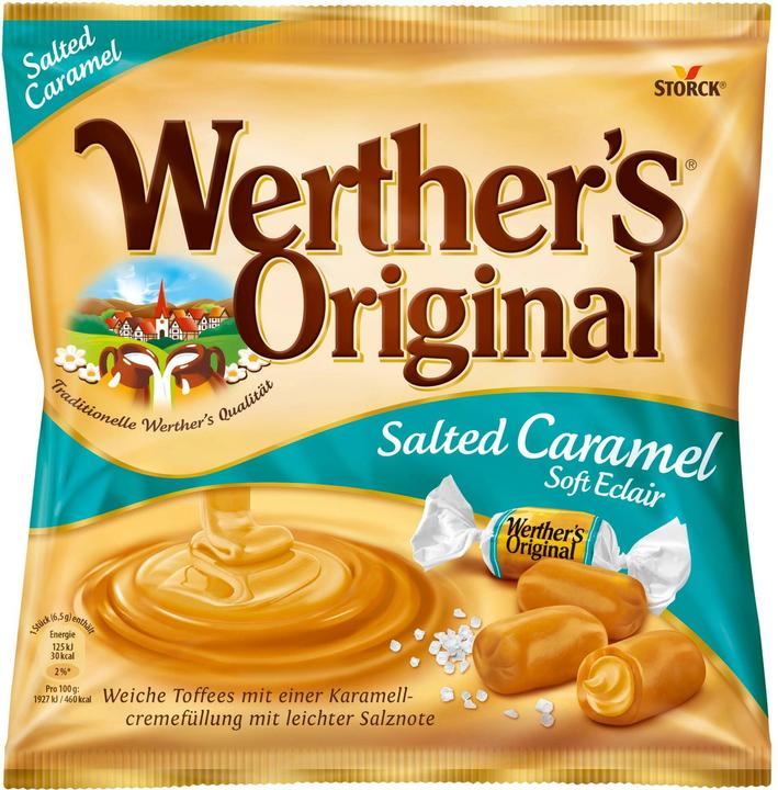 Produktbild Werther’s Original Werther’s® Original Soft Salted Caramel Kaubonbons 180,0 g (1 Stk., 192 g)
