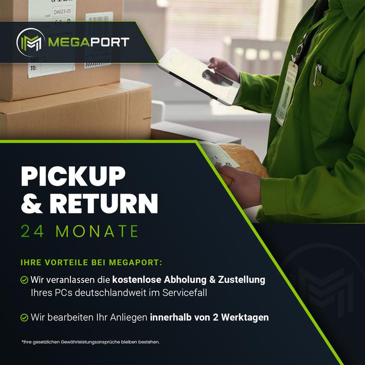 Produktbild Megaport Gaming Komplett PC AMD Ryzen 5 3600 - Nvidia GeForce GTX1660 Super