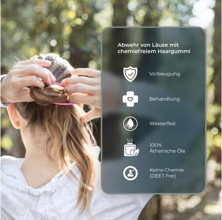 Immagine prodotto Quick Aid Anti Läuse Haargummi (Elastico per capelli)