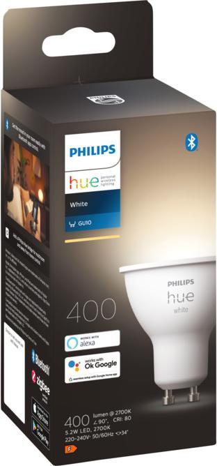 Produktbild Philips Hue White BT (GU10, 5.50 W, 400 lm, 1 x, F)
