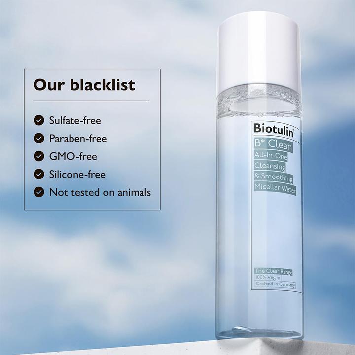 Actual product image Biotulin be:clean Micellar Cleansing Liquid (Micelle water, 200 ml)