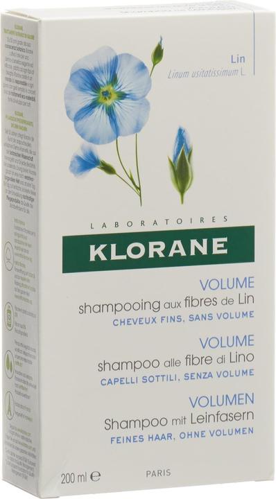 Actual product image Klorane Flax fiber shampoo (200 ml, Liquid shampoo)