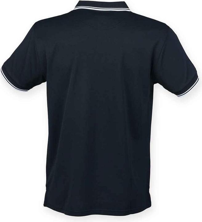 Produktbild Henbury Poloshirt Mit kontrastfarbenen Streifen (XL)