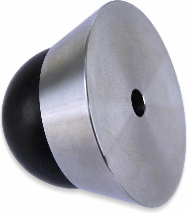 Actual product image Eneroid Stainless steel door stop, wall mounted, Ø 40 mm, height 30 mm