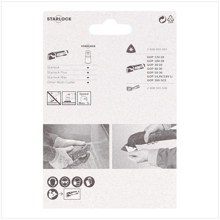 Produktbild Bosch Professional Zubehör Starlock Schleifplatte AVZ 93 G