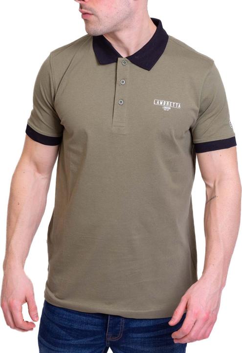 Actual product image Lambretta Mens Original SS24 Polo Shirt (4XL)