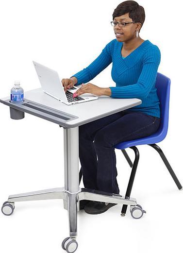 Produktbild Ergotron roll stand, LearnFit Desk, adjustable