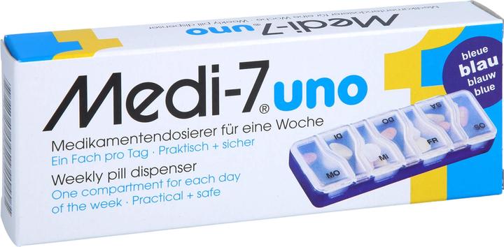 Produktbild Medi-7 kamentendosierer uno Tage blau