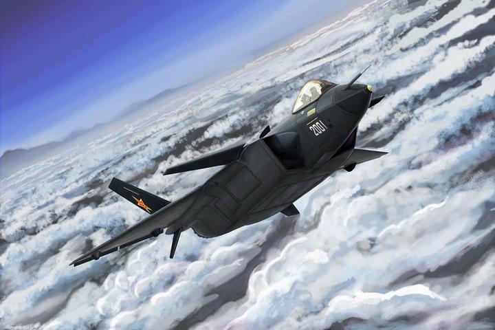 Produktbild Trumpeter Chinese J-20 Mighty Dragon