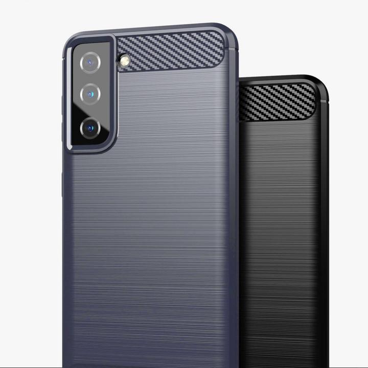 Produktbild Hurtel Carbon Case flexible cover for Samsung Galaxy S21 FE black (Samsung Galaxy S21 FE)