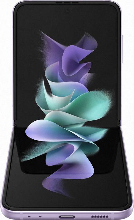 Samsung Galaxy Z Flip3 5G (128 GB, Lavender, 6.70", SIM + eSIM, 12 Mpx, 5G)
