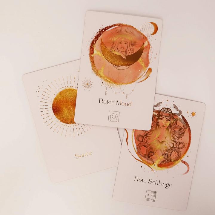 Produktbild Maya-Astro-Cards: 44 astrologische Orakelkarten mit Booklet (Deutsch, Tanja Brock, Bianca Feddersen, 2023)