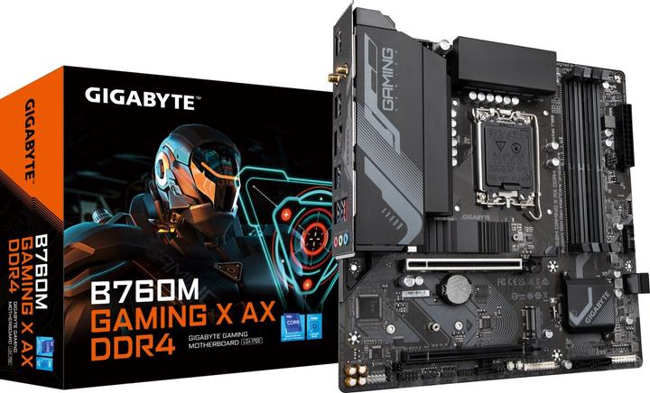 Image du produit Gigabyte B760M GAMING X AX DDR4 (LGA 1700, Intel B760 Express, mATX)