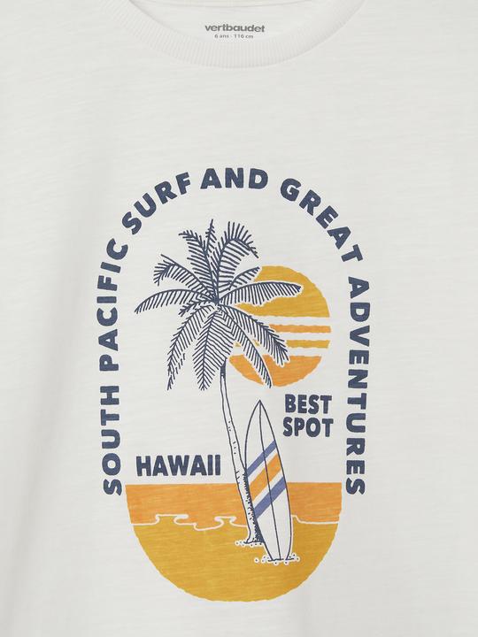 Image du produit Vertbaudet Jungen T-Shirt mit grafischem Print, Recycling-Baumwolle (140)