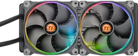Actual product image Thermaltake Water 3.0 Riing RGB complete water cooling system