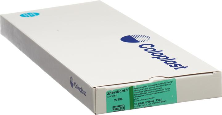 Coloplast 1x Katheter CH14 40cm Mann Tiemann, 30 Beutel