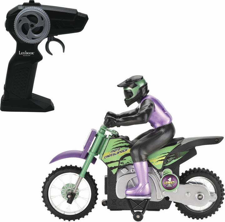 Immagine prodotto Lexibook CROSSLANDER Moto telecomandata, 2.4Ghz, per acrobazie estreme, con effetti luminosi