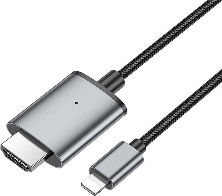 Produktbild Hoco Lightning to HDMI Video Kabel UA27, 2m, Grau (2 m, HDMI)
