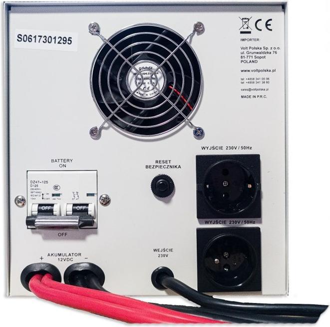 Actual product image Volt Polska ZASILACZ AWARYJNY SINUS PRO 2200 E 12 (2200 VA, 1600 W, Line-interactive UPS)
