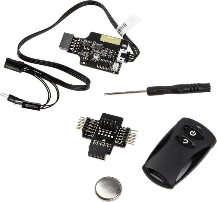 Silverstone SST SST SST-ES02-USB (Télécommande spécifique à l'appareil, Fréquence radio (RF))