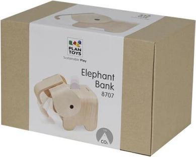 Actual product image Plantoys Piggy bank Elephant (15.5 x 12 cm)