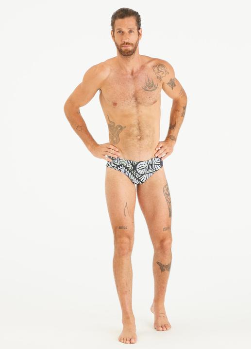 Actual product image Watko Badehose Slip Wasserball Herren - 500 Tiki grau (42)